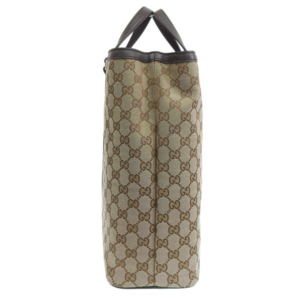 Gucci Outlet Tan Bag Canvas Tote GG